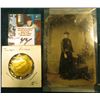 Image 1 : old Tin Type of an 1800 era Woman; & "Bloom & Greenman/General/Merchandise/Turon, Kans.", "Good For/