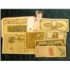 Image 1 : Group of (10) Different Foreign Bank notes dating back to 1910. Includes several old large size Germ