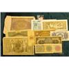 Image 2 : Group of (10) Different Foreign Bank notes dating back to 1910. Includes several old large size Germ