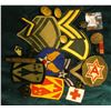 Image 2 : (20) Different Military Patches, Buttons, Badges, & etc.