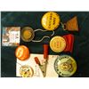 Image 2 : Shank button "Iowa" with Gold Finch and Wild Rose depicted; "Try It…You'll Like It" Pin-back; Pin-ba