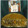 Image 2 : "Chicago Worlds Fair" Pin Cushion. Gilt Metal lettering around edge.