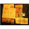 Image 1 : Group of Soda Pop Memorabilia including Match Books, Invoices, Labels, & etc.