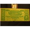 Image 1 : "Economy Clothing Co. Elgin, Ill." Advertising on a facsimile Confederate States of America $10 Note
