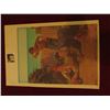 Image 1 : 1951 Copr.A. Fox Litho in U.S.A. "Grandma Gives a Lesson". Depicts Grandma on the ground playing mar