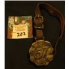 Image 1 : Watch Fob with leather strap "This Charm Heinz Entitles the Wearer to 57 Varieties of Good Luck and 