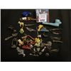 Image 1 : Group of Cracker Jack toys, & etc. including a clay pipe which 'Doc' had marked $75.00.