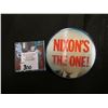 Image 1 : "Nixon's the One" 2 5/8" Political Double Image or Flasher Pin-back.