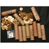 Image 2 : "Sunshine Fruit Cake…Loose Wiles Biscuit Company" Metal Tin containing (11) Rolls of Uncirculated Wh
