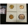 Image 2 : Mexico: (3) 1955 small size & (1) Large Size Five Centavos, all AU to BU.