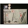 Image 1 : Set of (3) different advertising Ink Pen Blotters "Moore's Smooth writing--Free flowing"; & 1908 D &