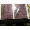 Image 2 : (8) Different Tobacco Box labels from various Iowa towns, mostly late 1800's, includes: Calmar, Ia.,