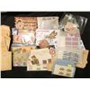 Image 1 : Over $10 face value in Mint U.S. Postage Stamps, all unused; "Wisconsin State Bird…" Postcard; group