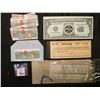 Image 1 : (13) "Banking Commerce" Pairs of Mint U.S. Postage Stamps, ($2.60 face value); unused ticket book wi