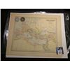 Image 1 : 10.5" x 13" Map "Roman Empire in Its Greatest Extent", ready for framing; & 1898 P & 99 P Barber Hal