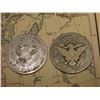 Image 3 : 10.5" x 13" Map of "Sweden & Norway" ready for framing; & 1902 P & 1903 S Barber Half Dollars in G-A