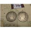 Image 2 : 8.5" x 11" Map of "Northern Italy" ready for framing; & 1904 P & 05 S Barber Half Dollars in G-AG.