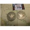 Image 3 : 8.5" x 11" Map of "Northern Italy" ready for framing; & 1904 P & 05 S Barber Half Dollars in G-AG.