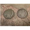 Image 2 : 8 5/8" x 10 7/8" Map of "European Russia" ready for framing; & 1904 O & 05 S Barber Half Dollars in 