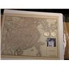 Image 1 : 8.5" x 11" Map "China" ready for framing; & 1906 P & 1907 D Barber Half Dollars in AG-Good.