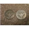 Image 3 : 8.5" x 11" Map "China" ready for framing; & 1906 P & 1907 D Barber Half Dollars in AG-Good.