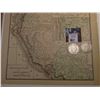 Image 1 : 8 1/2" x 10 1/4" Map "Northwestern Portion of South America"; & 1907 P & 08 S Barber Half Dollars in