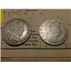 Image 2 : 7.25" x 11.5" Booklet of 1800 era Maps and Drawing Guides; & 1908 D & 1909 P Barber Half Dollars in 