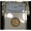 Image 1 : 1904H Silver 20C Newfoundland NNC 62 #2191423 Rare Catalogs @ $2,700 in MS60!