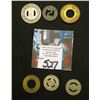 Image 2 : Collection of 6 Diff. Transportation Tokens