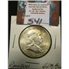 Image 1 : 1963D 50C Franklin Gem BU & Rainbow Tone