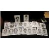 Image 2 : (33) Autographed Photo Baseball Cards. Uniface.