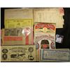 Image 1 : Two different Nebraska Cigar Box Labels in near Mint condition; & several other pieces of Nebraska m