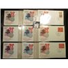 Image 1 : (16) Stamped First Day of Issue Covers in three plastic pages from the 1975-76 XXI Olympic Games. Al