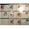 Image 2 : (16) Stamped First Day of Issue Covers in three plastic pages from the 1975-76 XXI Olympic Games. Al