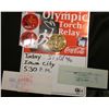 Image 2 : Atlanta 1996 sign used in Iowa City, Iowa "1996 Olympic Torch Relay Presented by Coca-Cola; pair of 