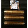 Image 1 : 1960 P, D Large Date, & 61 P Solid date Rolls of Uncirculated Lincoln Cents in plastic tubes, I have
