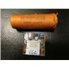 Image 1 : 1957 P Original Bank wrapped BU Roll of Washington Silver Quarters, (40 pcs.).