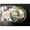 Image 1 : "World Peace Foundation Clackamas Mint, Inc." .999 Fine Silver One Ounce Medallion, BU.