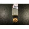 Image 1 : 1944 P Original BU Roll of World War II Shell-case Lincoln Cents in a plastic tube. There are some c