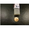 Image 2 : 1944 P Original BU Roll of World War II Shell-case Lincoln Cents in a plastic tube. There are some c