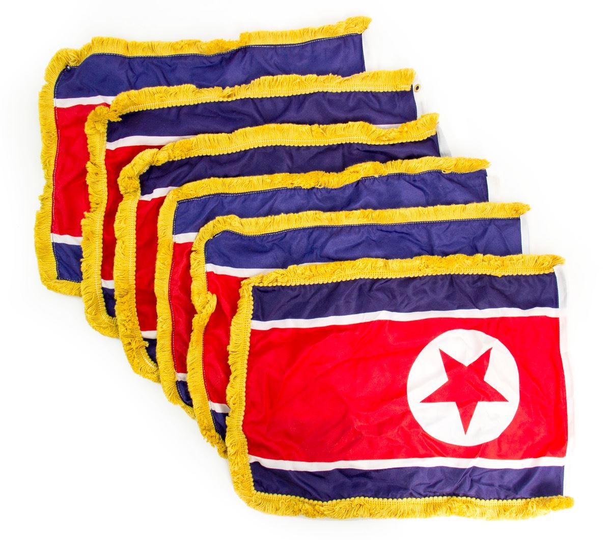 Set of 6 Aaron Rapaport (Seth Rogen) Mini North Korean Flags from The ...