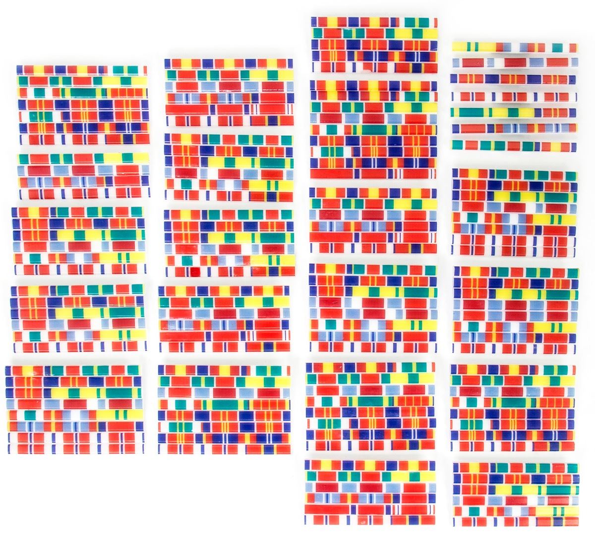 Set Of Prop North Korean Military Ranking Pins From The Interview