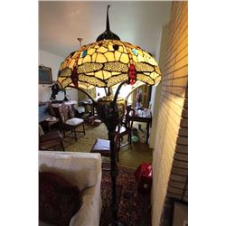 Tiffany Style Floor Tri-Lite