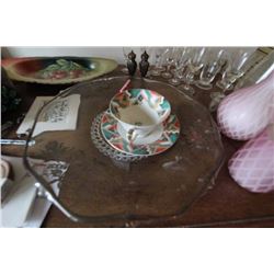 Hand Painted Bavarian Cup & Saucer