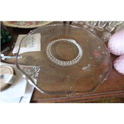 Embossed Round Cake Plate