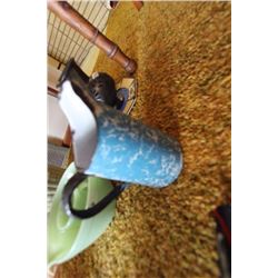 Enamel Blue Water Pitcher