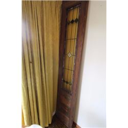Stained Glass Oak Door Panels (2)