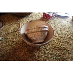 Crockery Bowls, Pair (Damaged)