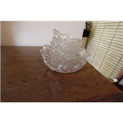 Pinwheel Lead Crystal Fruit Bowl And Nappies (5)