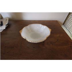 Gold Trimmed Fruit Bowl